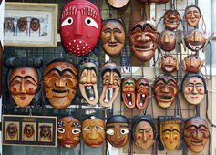 韓国仮面劇 両班 面（タル）