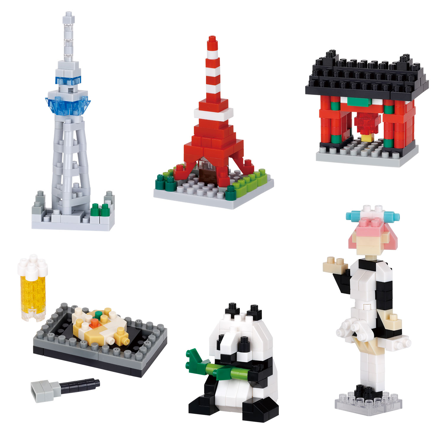 ミニナノ 東京 | CATALOG | nanoblock® | ブランド一覧 | カワダ公式