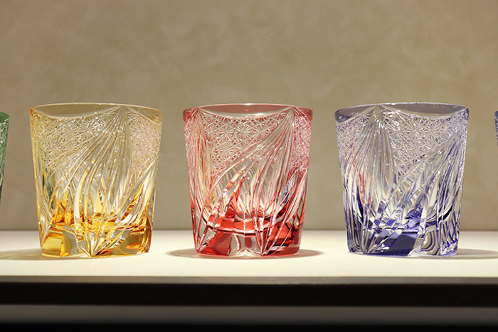 江戸切子 伝統工芸士 根本達也 作品展」 | カガミクリスタル