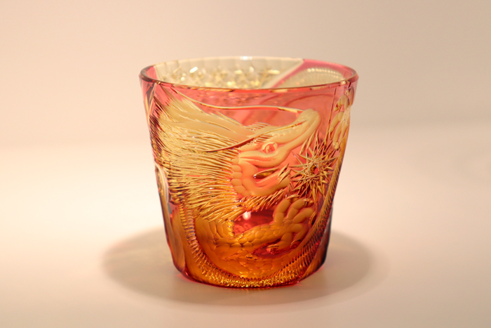 切子職人 但野英芳 作品展」 | カガミクリスタル