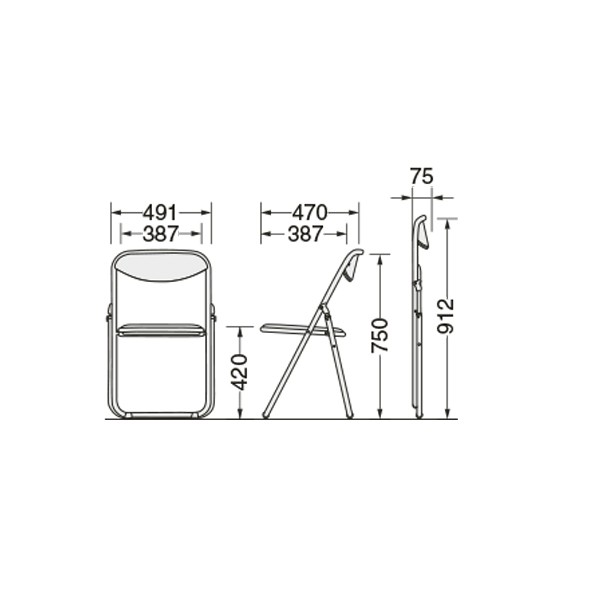No.211P 508-26【送料無料】 | ライオン 折りたたみイス通販 - Kagg.jp