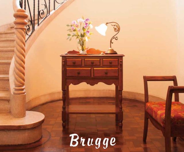 HR880 【希少】三越 Brugge ブルージュオーク無垢 サイドボード Brugge