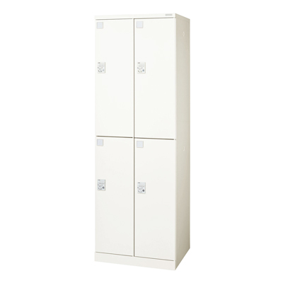 ユヤマ 2人用 ガーメンストッカー YS-G-S002 ロッカー クリーン保管庫