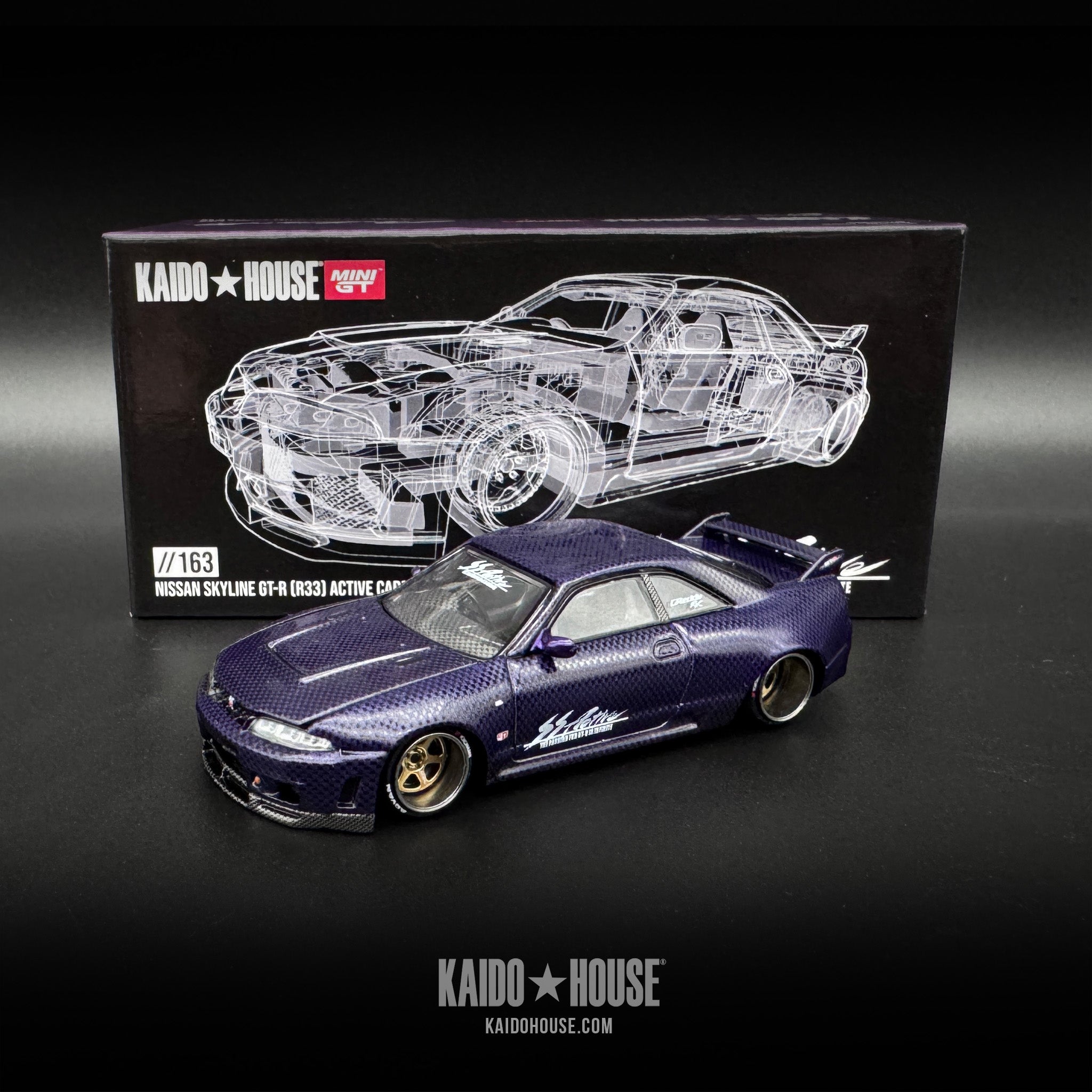 ミニカーアゴーゴー 2024 KAIDO HOUSE LTD R33 未開封 ミニカーア