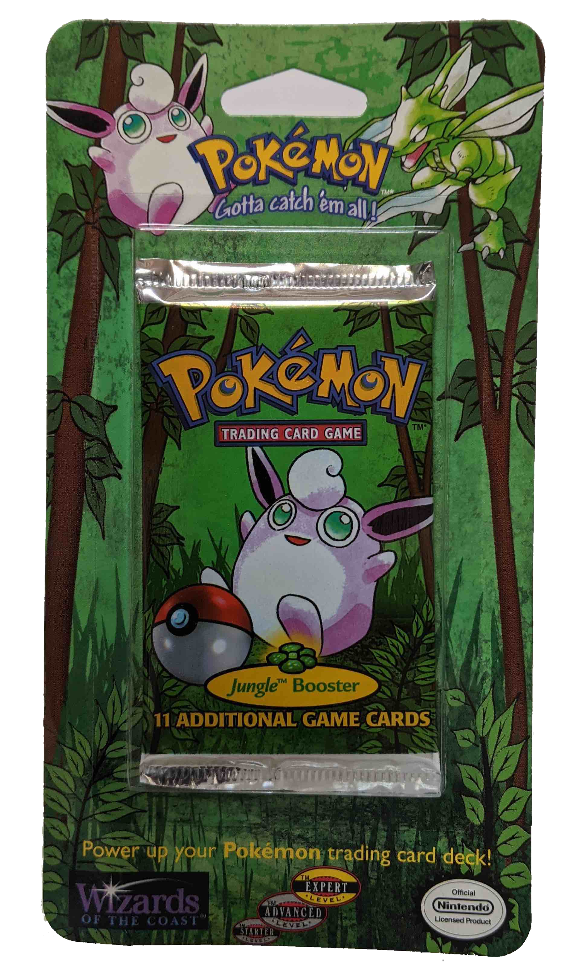 1999 Pokemon Jungle Booster Blister Pack - Wigglytuff | Kaiya's