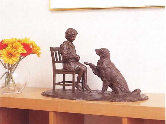 大道寺光弘 私のベストフレンド －語らい－ （ブロンズ像） 送料無料