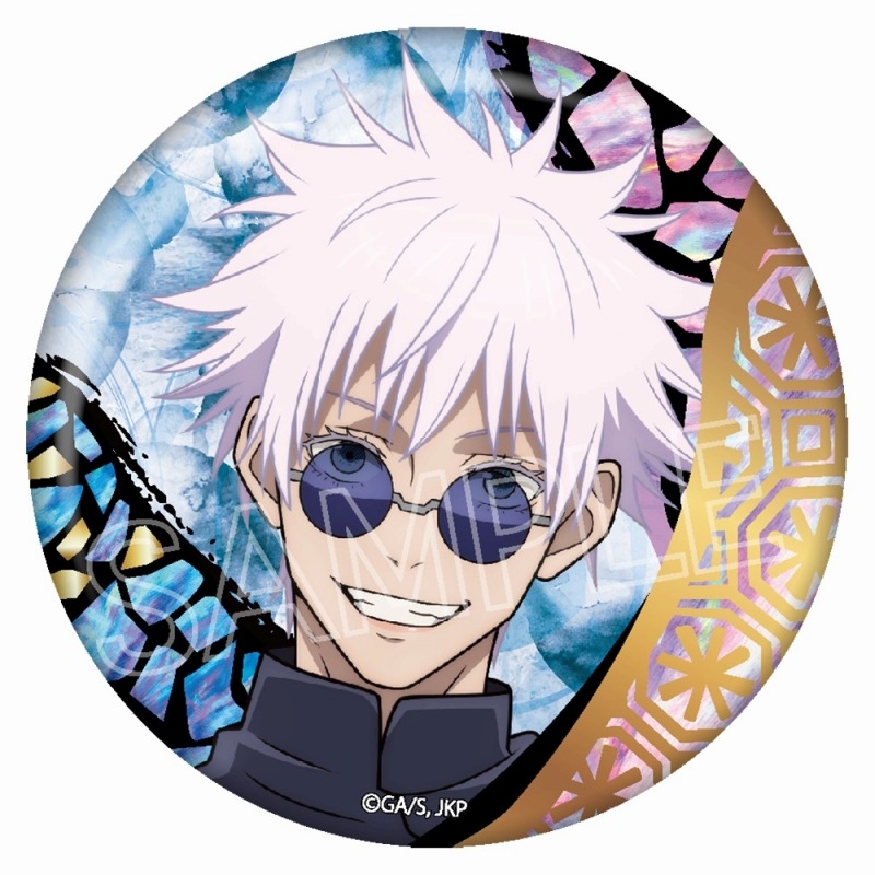 呪術廻戦 オーロラアクキー 缶バッジ 原作絵 五条悟 夏油傑 家入硝子