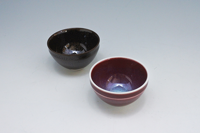 有田焼】真右ェ門窯 ぐい呑み 木箱入 直径7．3cm×高さ4．4cm