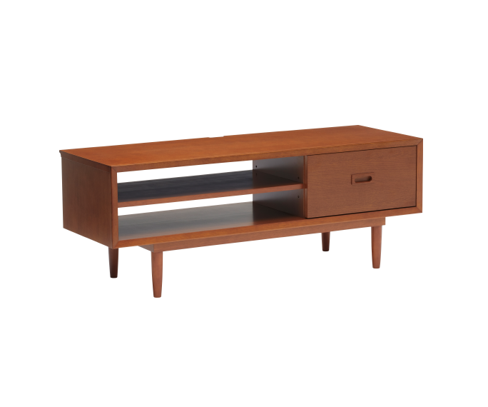 期間限定】【ジャンク品】カリモク60 ローボード120CM ブラウン 期間