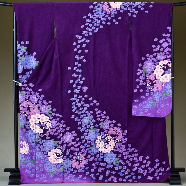 振袖レンタルは『かしいしょうの和楽』｜fs156【振袖レンタル】紫ラメ
