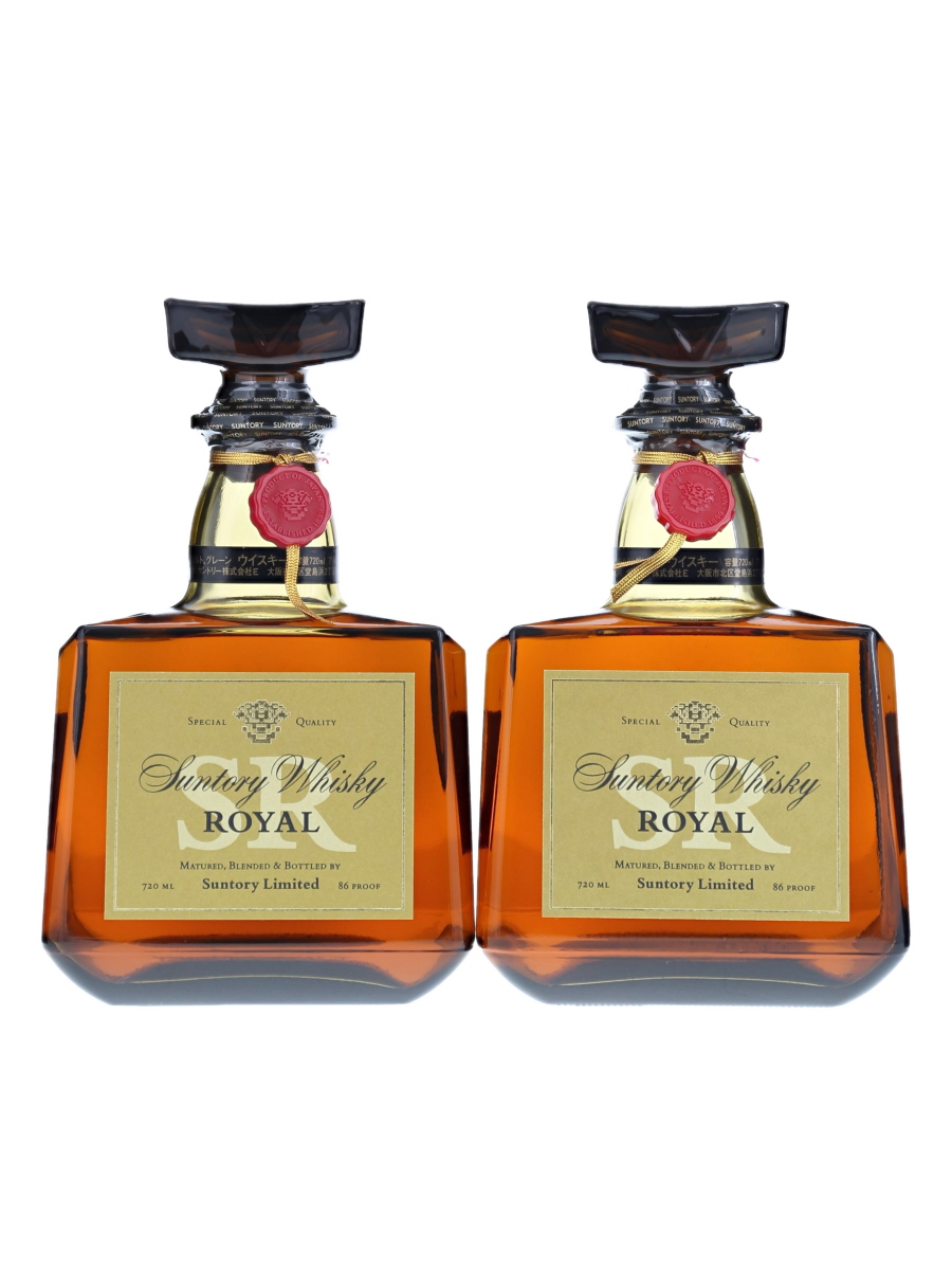 サントリー ローヤル SR 2本 ギフトセット 720ml/43% - 歌舞伎