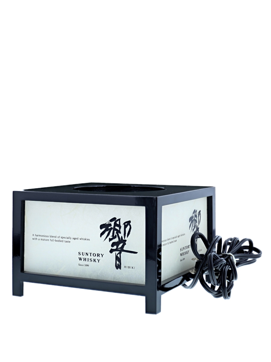 サントリーウイスキー山崎、白州専用木製台座 替えのプレート付き