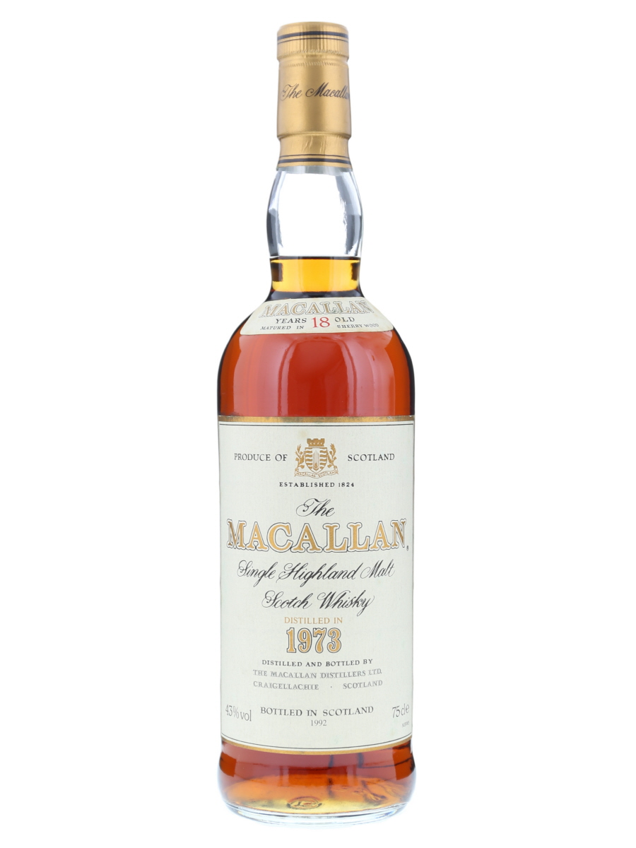 マッカラン 18年 1973 750ml/ 43% - 歌舞伎ウイスキー 日本の