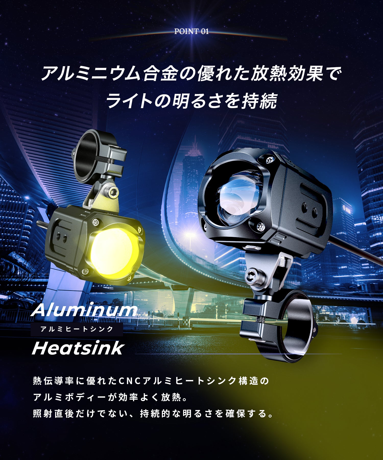 カエディアLEDプロジェクターランプ 30W×2灯KDR-K10他取付金具多種付