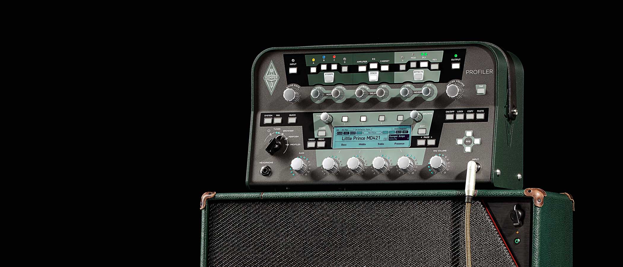 ギター Kemper Profiling Amplifier PROFILER Head Black (refurbished)