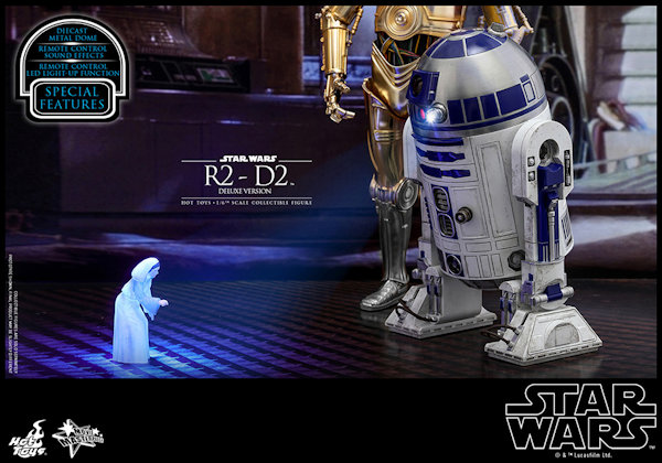 激レア スターウォーズ R2-D2 ホログラフィックプリンセスレイア付 激