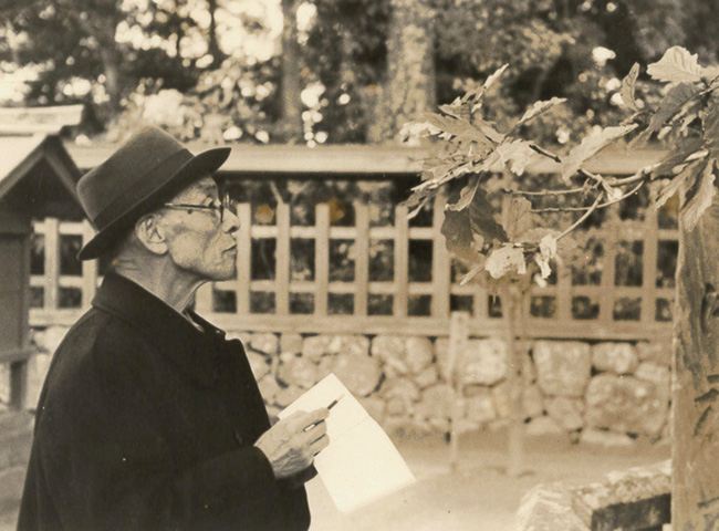 北沢計「水ぬるむ頃」佐原、水郷の画家日展会友デパート個展