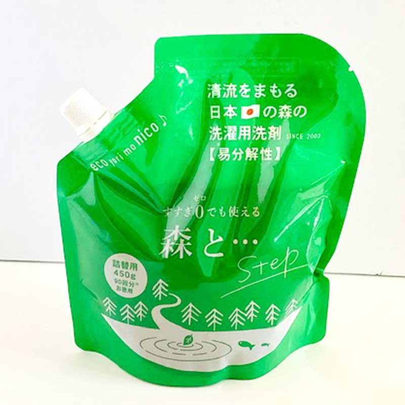 森と step 洗剤 ＊3kg－ 200g ＊ 洗濯洗剤 森と… Step（詰替BOX 3kg