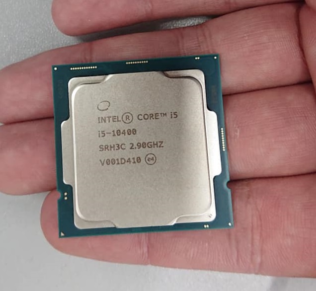 Intel Core i5-10400 CPU pictured with leaked release information