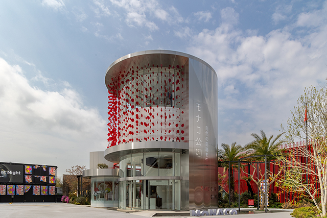 ☆超希少☆2025大阪万博 モナコ PAVILLON MONACO ネクタイ