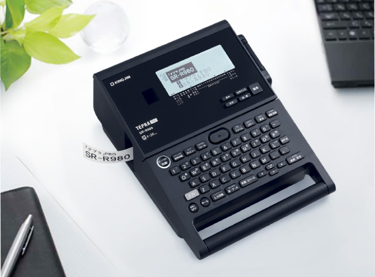 KING JIM TEPRA PRO SR-R5600P テプラプロ ブラック Amazon.co.jp