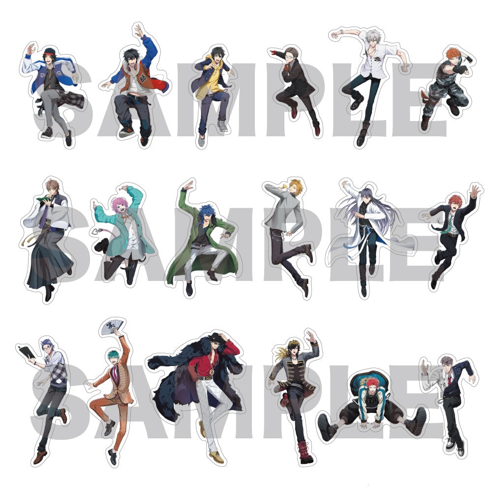 ヒプノシスマイク ヒプマイ ヒプムビ 寂雷 ココス のぼり クリア