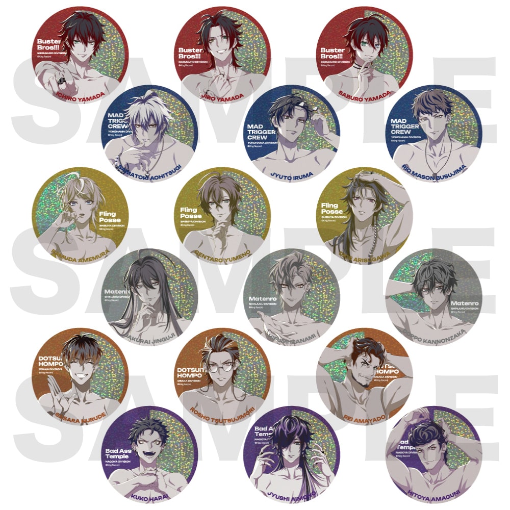 トレーディングホログラム缶バッジ(LIVE ANIMA Ver．) ヒプノシス