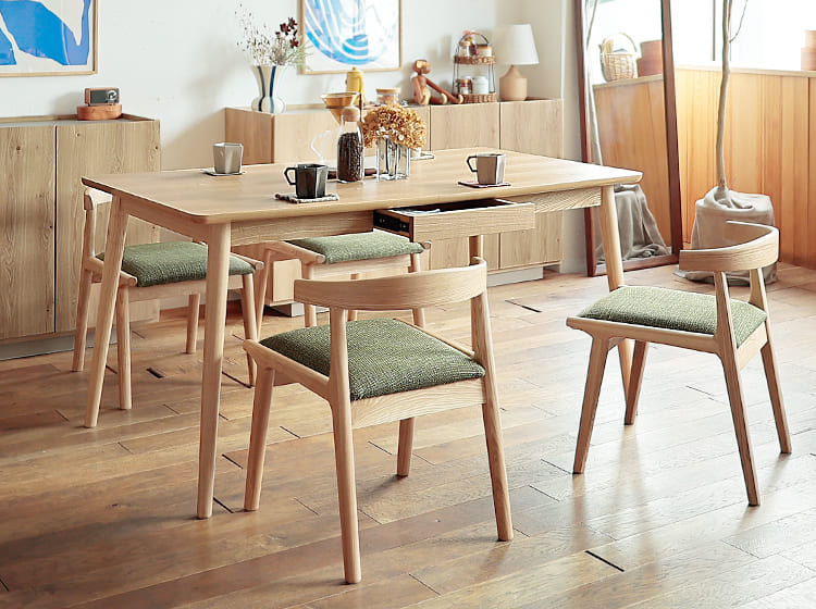 5/5】イギリスアンティークダイニングチェア(1脚分)テーブル＆椅子3脚