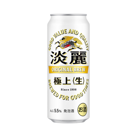 淡麗極上〈生〉 500ml 缶（発泡酒）｜商品・品質情報（お酒）｜キリン