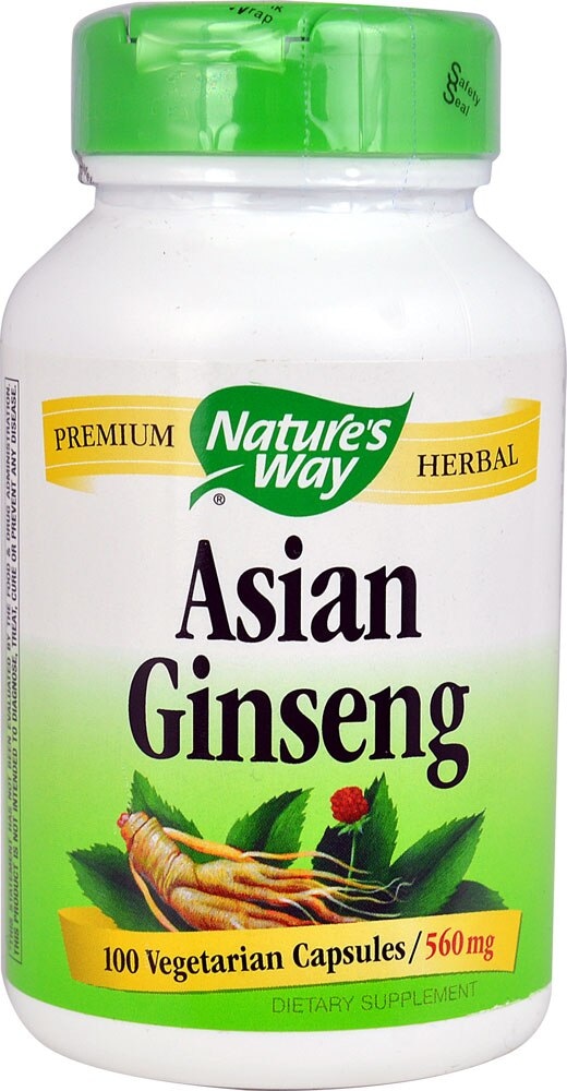 Nature's Way Asian Ginseng Capsules 560mg, 100 ct - Kroger