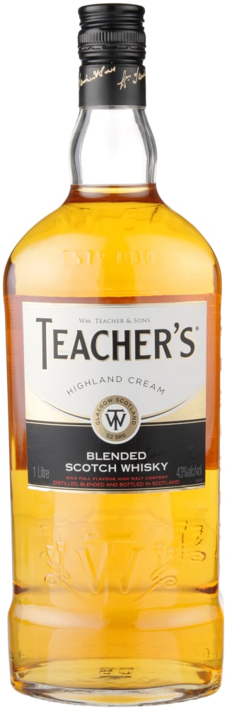 Teacher's Highland Cream Blended Scotch Whisky, 1 L - Mariano's
