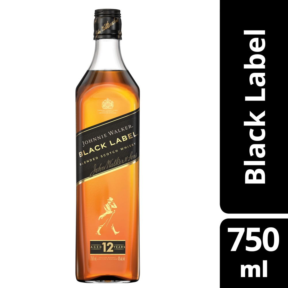 Johnnie Walker Whisky - Blended Scotch JW Black Label, 750 mL - Kroger
