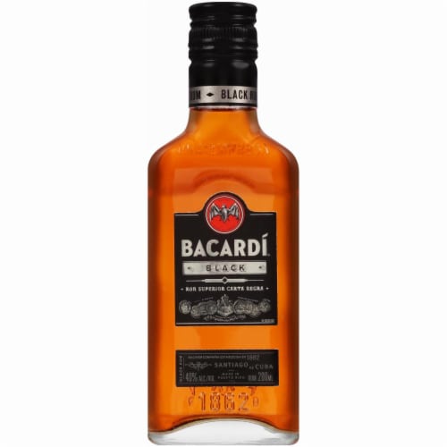 Bacardi Black Dark Rum, 200 mL - City Market