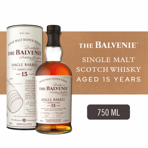 The Balvenie Single Barrel 15 Year Old Single Malt Scotch Whisky
