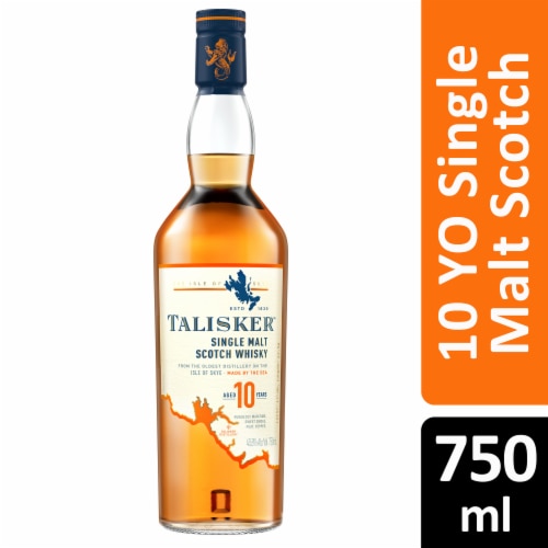 Talisker Whisky - Single Malt Scotch 10YO, 750 mL - King Soopers