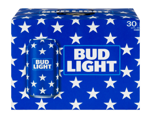 Bud Light Beer, 30 cans / 12 fl oz - Kroger