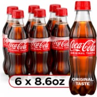 Coca-Cola Classic Soda Bottles, 6 pk / 8.6 fl oz - Jay C Food Stores