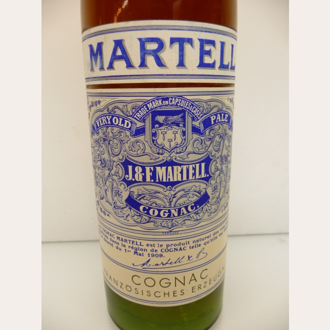 ウイスキー 1909 Martell Very Old Pale - 3 Star 1909 Martell Very