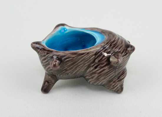 逢絢亭・新品】茶道具 蓋置 京焼 代赭交趾 千切蓋置 中村翠