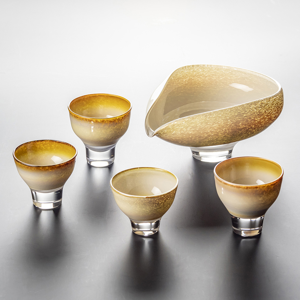 第2回北近江サケグラス公募展受賞作品 鹿田洋介「かもす」ぐい呑徳利