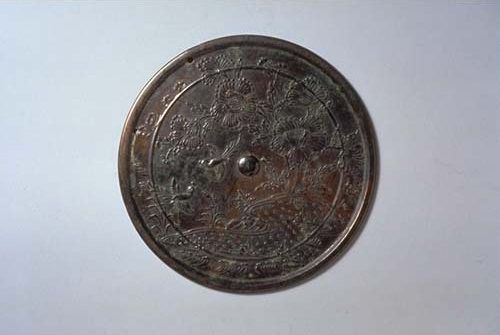 和鏡 | Kyoto National Museum 平安時代 和鏡 山吹花 双雀 蝶紋