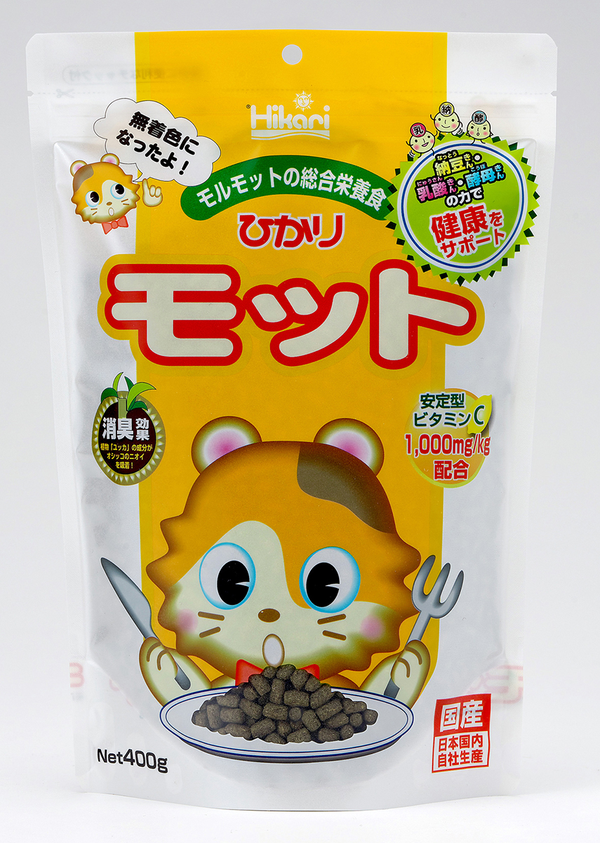 ひかりモット＜モルモットの総合栄養食＞｜小動物のエサ｜キョーリン