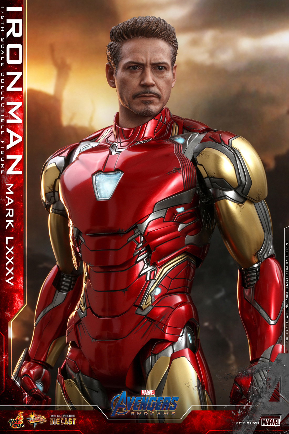 ホットトイズ アイアンマン トニースターク ヴァリアントヘッド 【公式