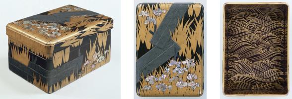 尾形光琳 螺鈿細工 蒔絵御箱 尾形光琳 螺鈿細工 蒔絵御箱 八橋蒔絵螺鈿