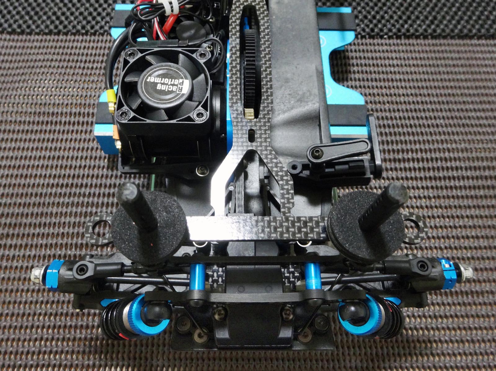 TA08 pro アッパーデッキ メカ サーボ付き TA08 pro アッパーデッキ