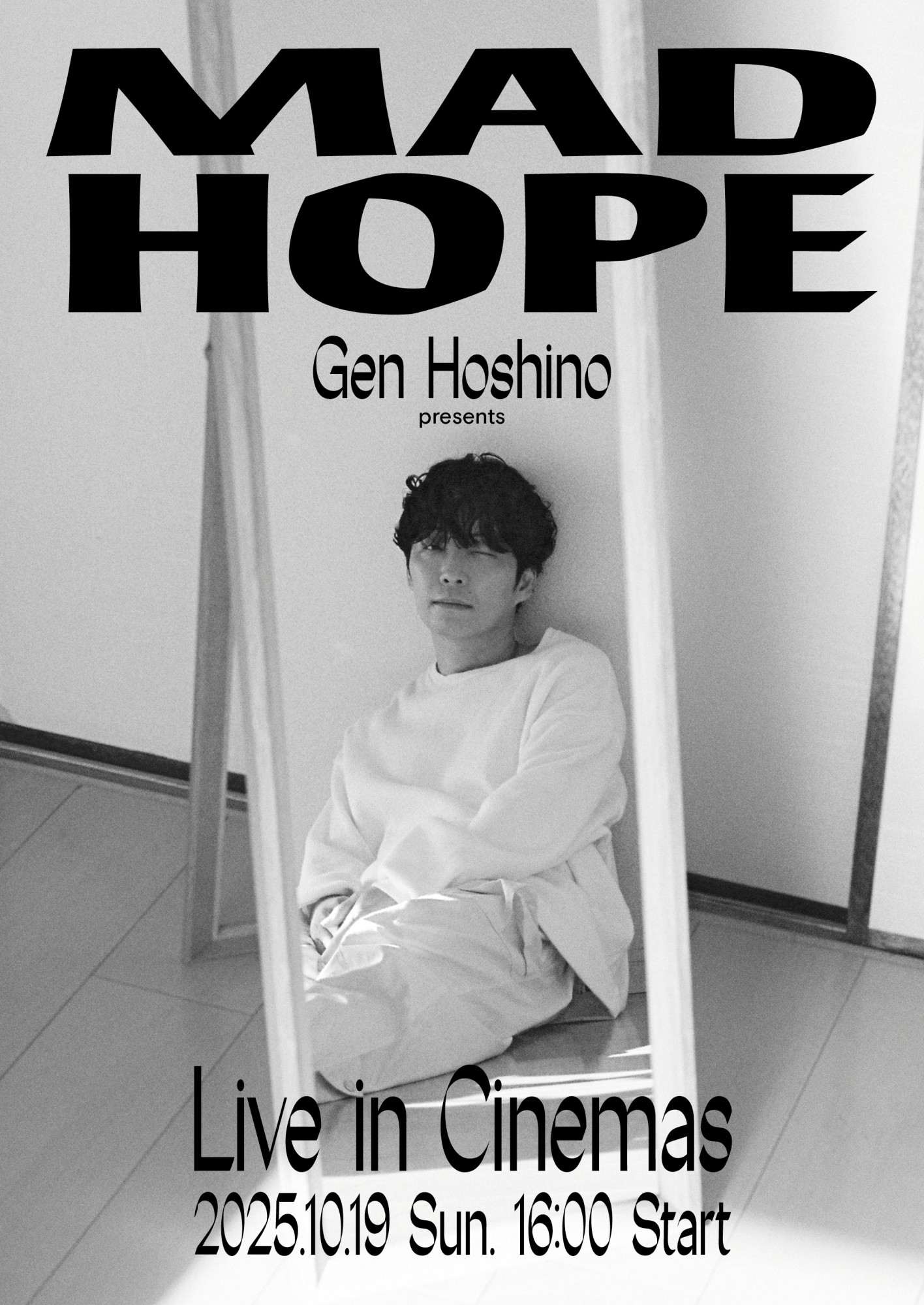 受付終了】“Gen Hoshino presents MAD HOPE” Live in Cinemas YELLOW