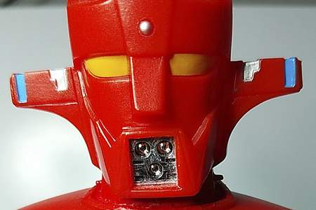 浪漫堂アクションポーズレッドバロン組立式フィギュア(内部にデコイ君