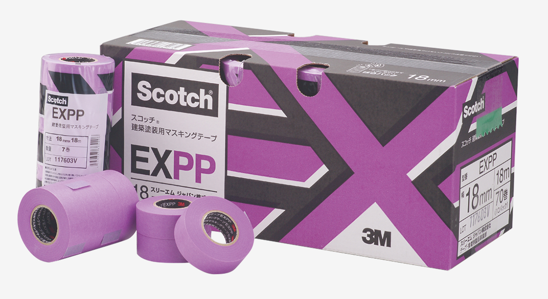 3M 建築用塗装用マスキングテープ EXPP - 養生用品・テープ - 塗装用品