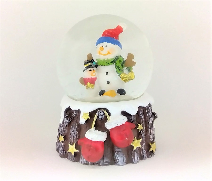 スノードーム│twinkle社製│トナカイと友達フォトフレーム│120