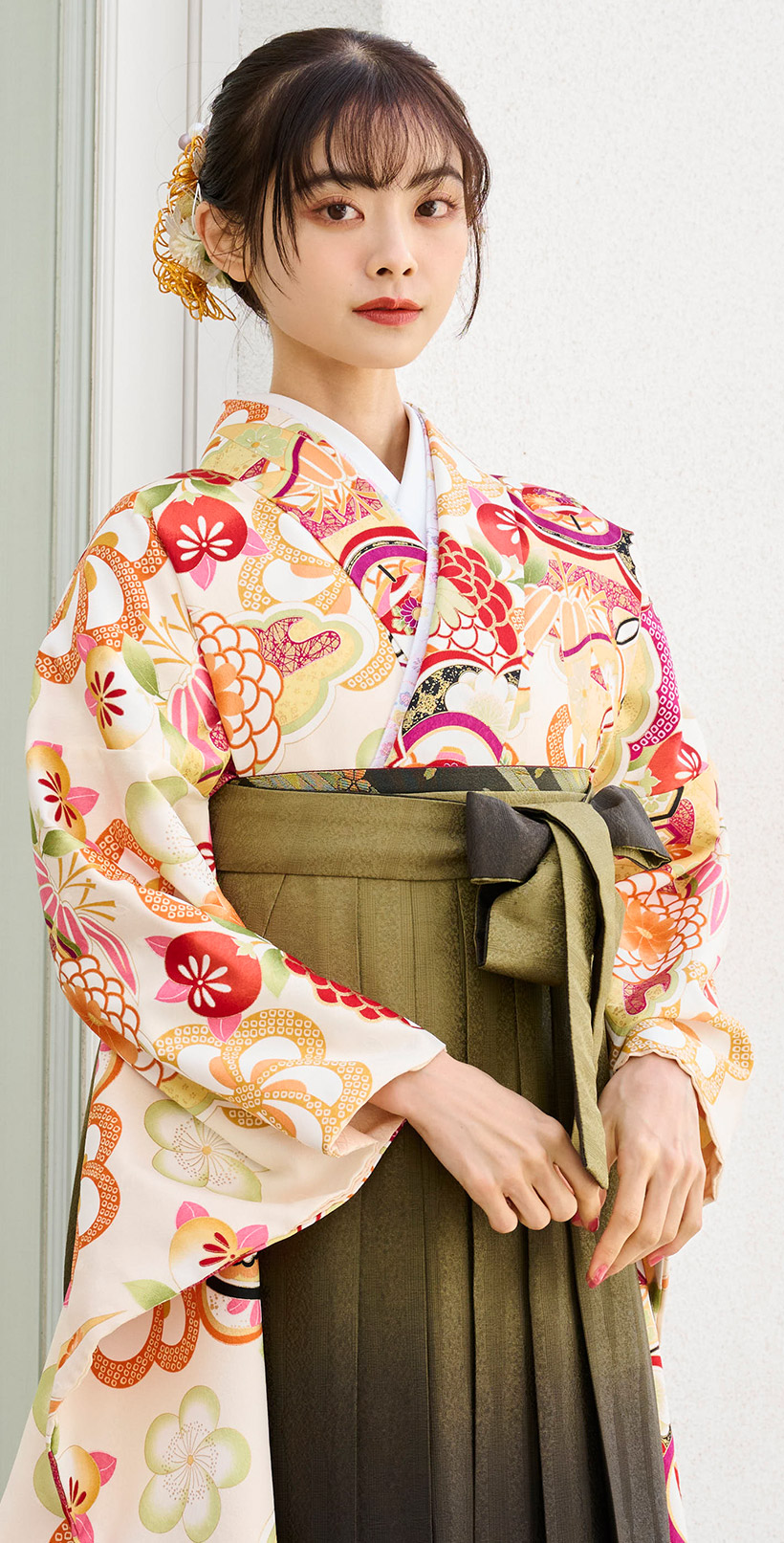 振袖 振袖 新品 未仕立て 仮絵羽 桜 鞠 金糸 型染め友禅 黒 ブラック